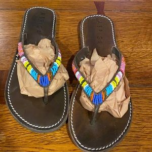 Hand made sandals from Bora Bora